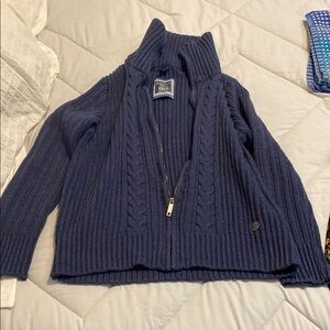 BUNDLE 3/$10!! Blue Cable Knit Sweater